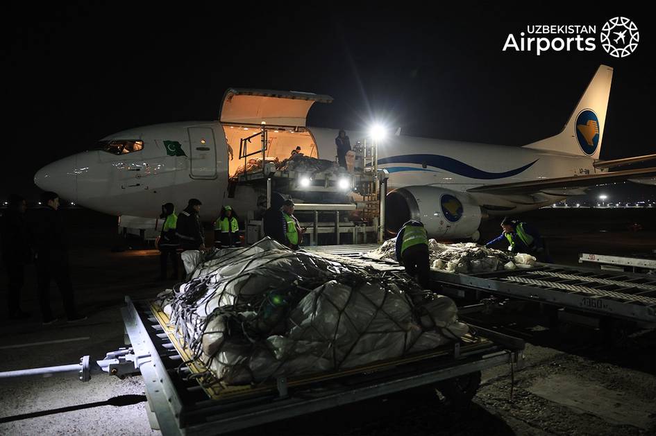 Покистондан Ўзбекистонга 17 тонна совитилган гўшт олиб келинди